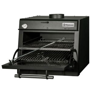 Kolugn-BBQ, GN 1/1 (60 Kg/h)/Svart