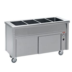 Bain-marie element på värmeskåp 4 GN 1/1