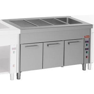 Bain Marie på varmskåp 3x GN 1/1