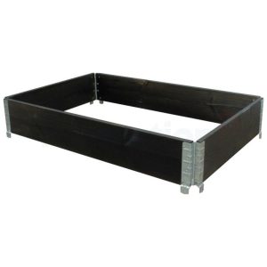 Pallkrage helpall 1200x800xh200 mm, svart