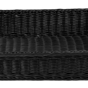 Brödkorg 53x32,5 cm Svart