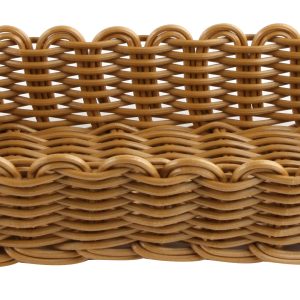 Bestickskorg 26,5x10 cm Brun