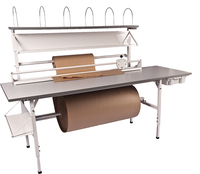 Packbord u överställn 2400x800 mm, grå