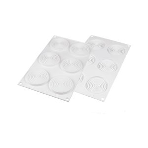 Silikonform Tourbillon Ø75/h8 mm 6 fig