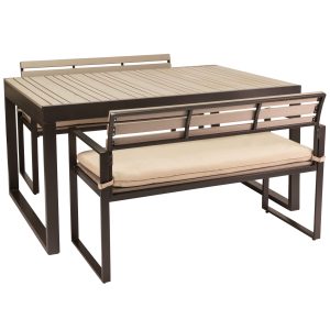 Ebby Matställ | 3-delad – Antracit + Naudi växthållare