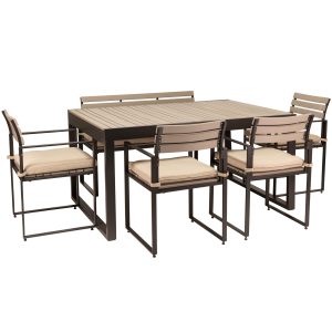 Ebby Matställ | 6-delad – Antracit + Naudi växthållare