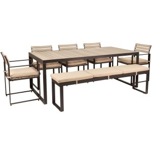 Ebby Matställ | 7-delad – Antracit + Naudi växthållare