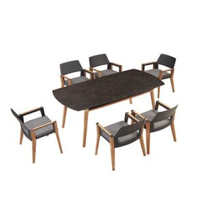 Sheldon Black Dining | 7-delar